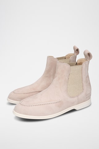 nubuck Chelsea Enkellaarzen Adley- Beige