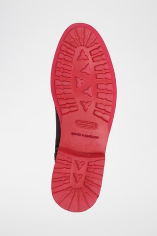 Leren enkellaarzen Selina- Paars