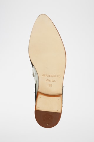 Nappaleren Chelsea enkellaarzen Jessy- Wit en Zwart