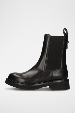 Splitleren Chelsea enkellaarzen Pia- Zwart