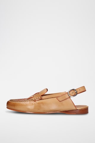 Leren Sandalen Julietta 5- Beige