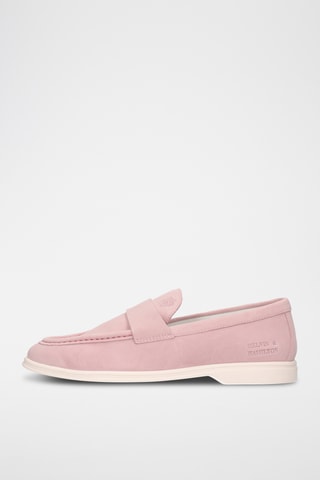 Mocassins van nubuck Adley Roze