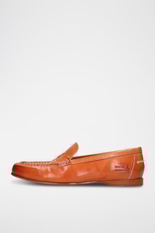 Leren mocassins Julietta- Oranje