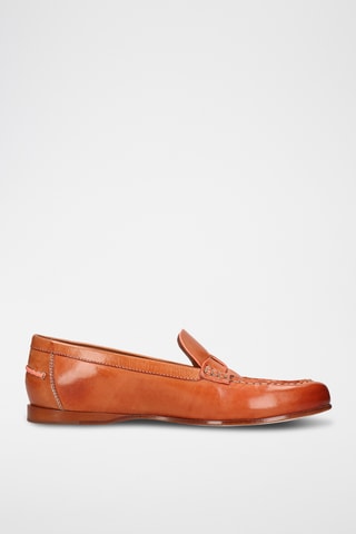 Leren mocassins Julietta- Oranje