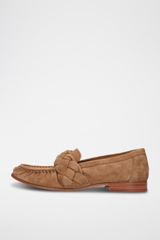 Mocassins van nubuck Kamilla Camel