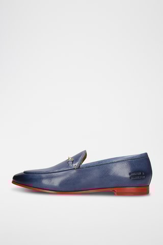 Leren mocassins Scarlett 22- Marineblauw