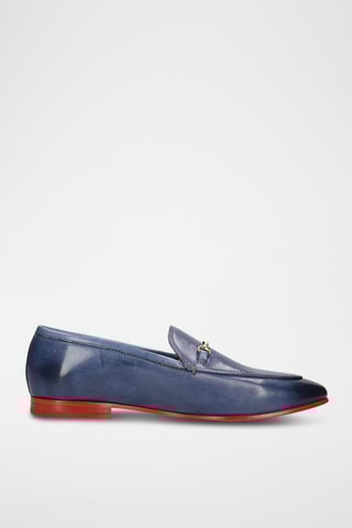 Leren mocassins Scarlett 22- Marineblauw