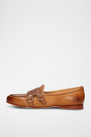Leren mocassins Julietta 3- Camel
