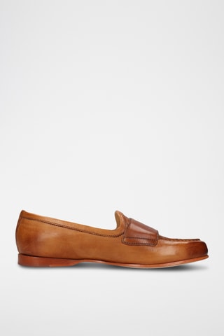 Leren mocassins Julietta 3- Camel