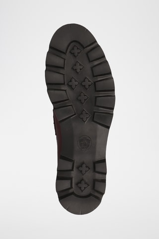 Leren Mocassins Jade 6- Bordeauxrood