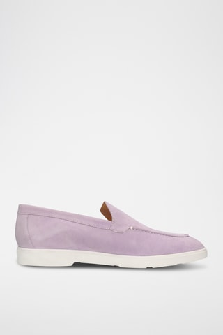 Geitennubuck Mocassins Filippa- Paars