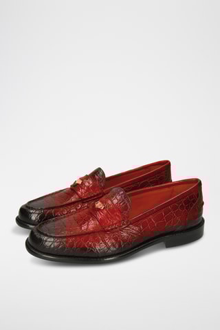 Leren Mocassins Gianna 3- Rood
