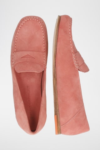 Kalfsleren Mocassins Thea- Roze