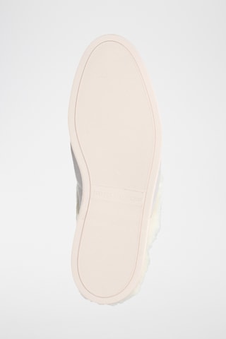 Gevoerde Clogs van nubuck Adley- Wit