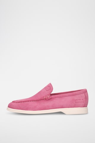 Mocassins van nubuck Adley Roze