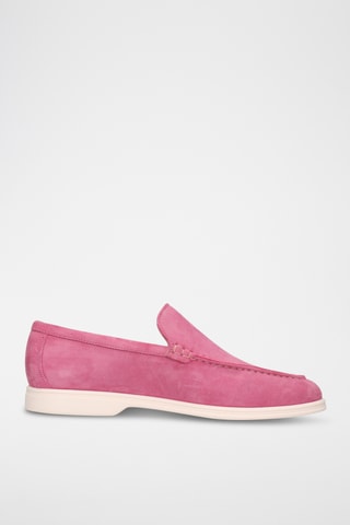 Mocassins van nubuck Adley Roze
