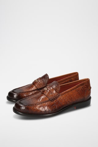 Leren Mocassins Gianna- Lichtbruin