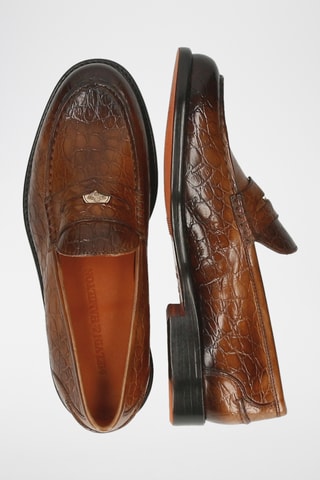 Leren Mocassins Gianna- Lichtbruin