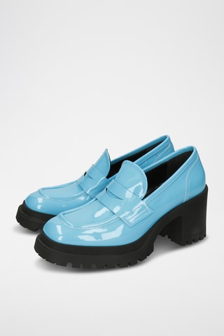 Lakleren Pumps Stefy- Hemelsblauw