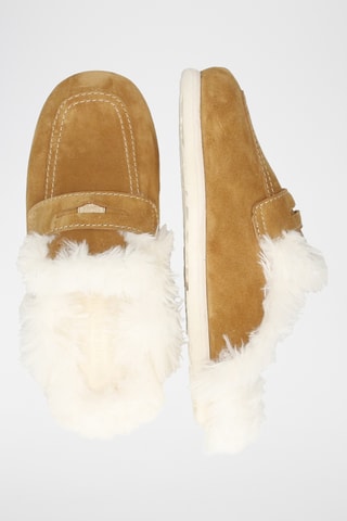 Gevoerde Clogs van nubuck Anima-