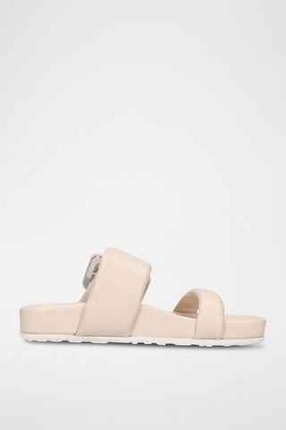 Leren Muiltjes Amara- Beige