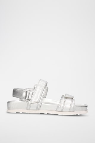 Schaapsleren Sandalen Alora- Zilverkleurig