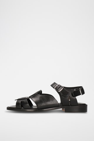 Leren Sandalen Everly- Zwart