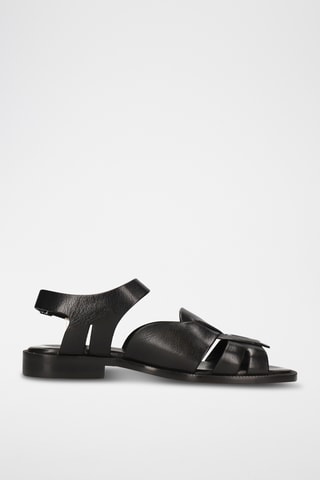 Leren Sandalen Everly- Zwart