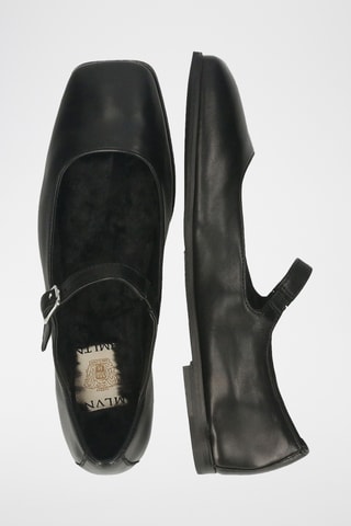 Leren Mary Janes Livia 7- Zwart