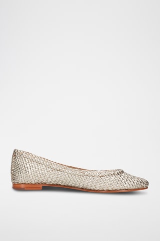 Leren Ballerina's Kate 5- Goudkleurig