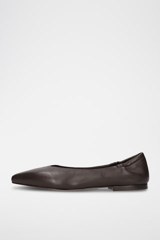 Schaapsleren Ballerina's Alora- Zwart