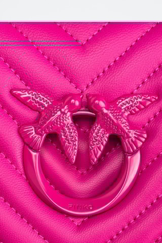 Leren Schoudertas Roze