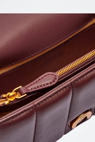 Leren Minischoudertas - Chocoladebruin