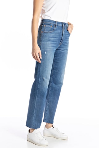 Jeans Wide Legs Hoge Taille Reyne - Blauw