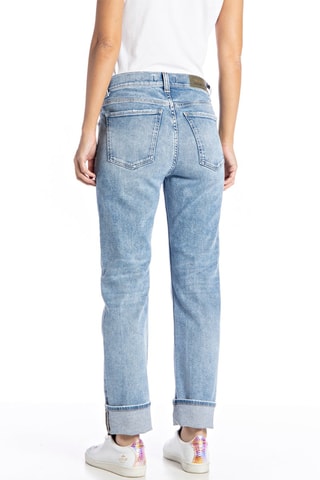 Rechte Jeans Hoge Taille Maijke - Blauw