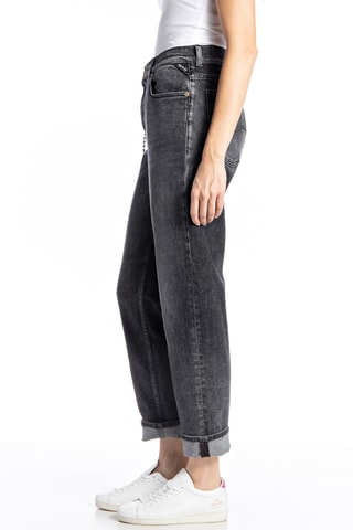 Tapered Broek Hoge Taille - Grijs