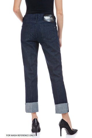 Rechte Broek met Hoge Taille - Blauw