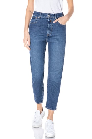 Jeans Mom Fit Tyna - Blauw