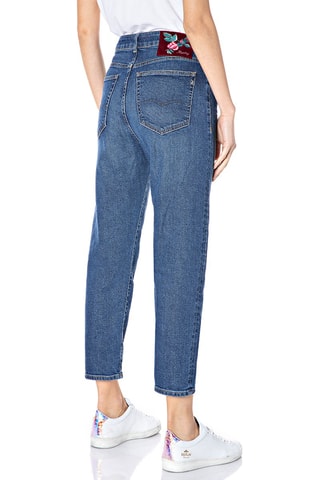 Jeans Mom Fit Tyna - Blauw