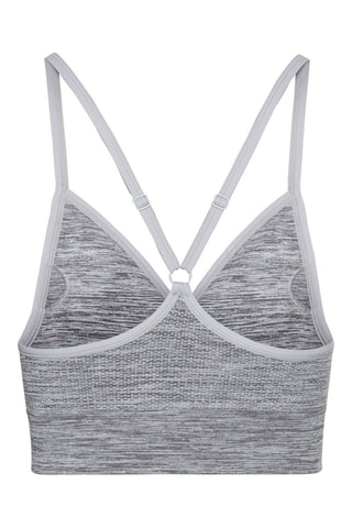 Voorgevormde Sportbeha Gemêleerd Donkergrijs