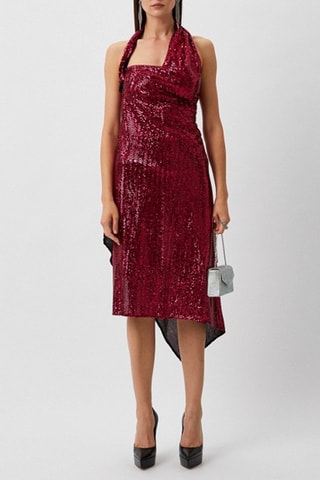 Asymmetrische Jurk - Rood