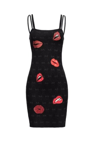 Nauwaansluitende Jurk - Zwart