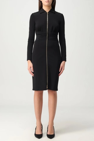 Nauwaansluitende Jurk - Zwart