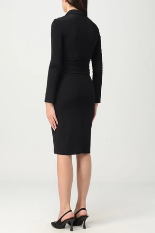 Nauwaansluitende Jurk - Zwart