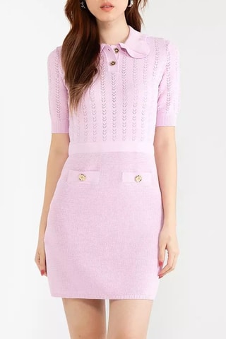 Robe fourreau - Rose