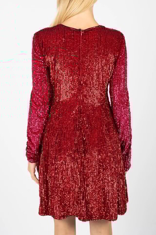 Trapezium Jurk - Rood