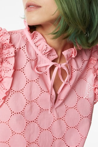 Tuniek met Engelse Borduursels Roze