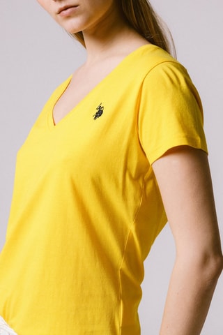 T-shirt - Mosterdgeel