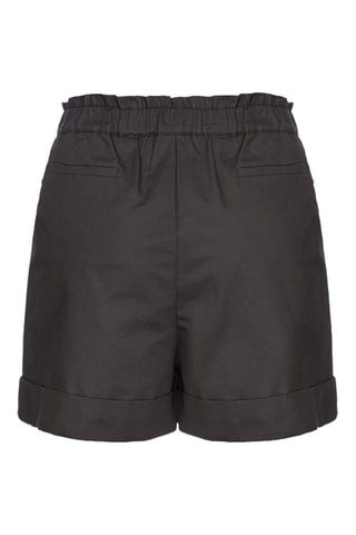 Linnen Short - Zwart