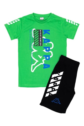 T-shirt en Short - felgroen en zwart